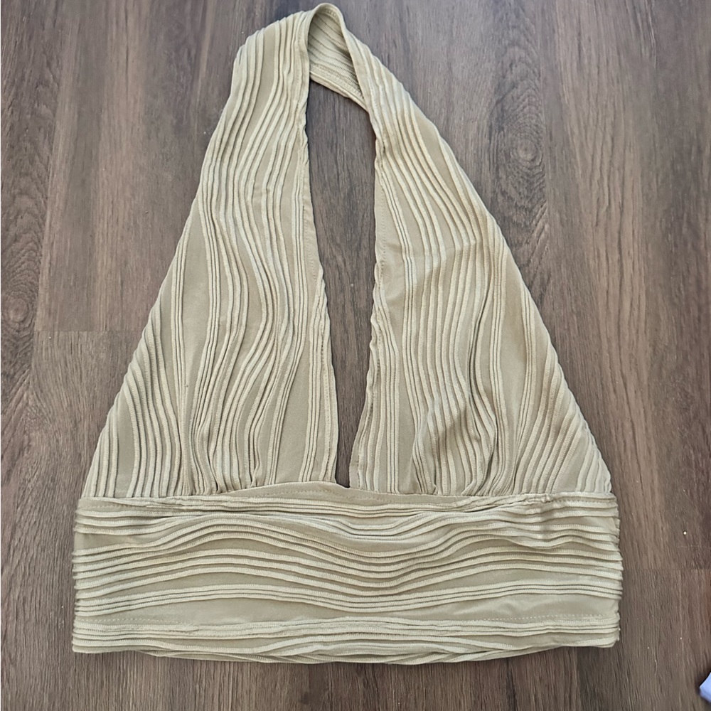 Tan halter top